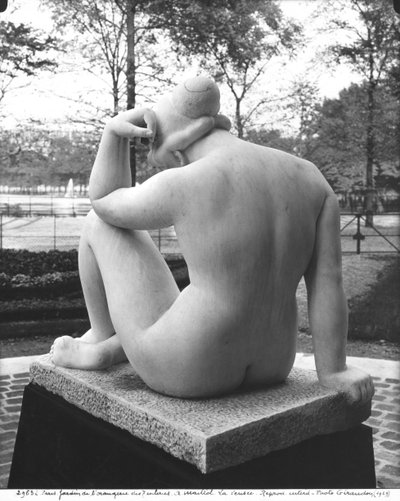 Mittelmeer oder Gedanke, von hinten gesehen, 1923 von Aristide Maillol